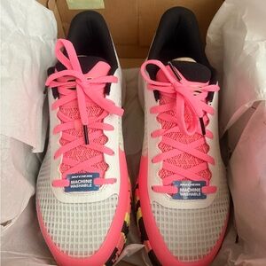 Skechers Women's Athletic Shoes in Pink and White
